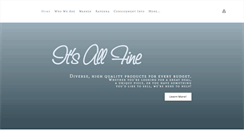 Desktop Screenshot of itsallfine.com