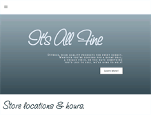 Tablet Screenshot of itsallfine.com
